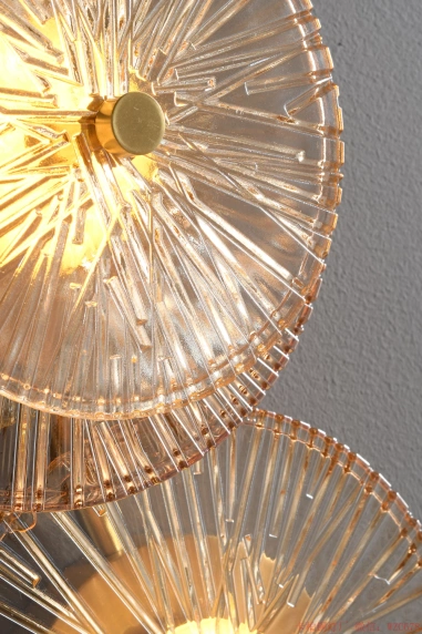 Lampa ścienna LUXIO-4 LED bursztynowa 32 cm