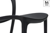 MODESTO krzesło ZING czarne - polipropylen