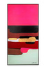 KARE obraz ABSTRACT SHAPES PINK  73x143 cm