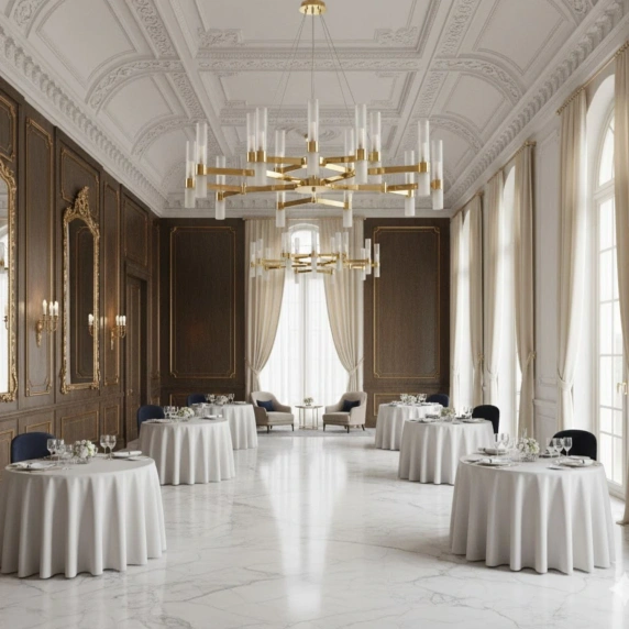 Lampa wisząca CANDELA-15 - 15-ramienna oprawa sufitowa