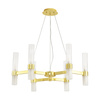Lampa wisząca CANDELA-6 złota 70 cm