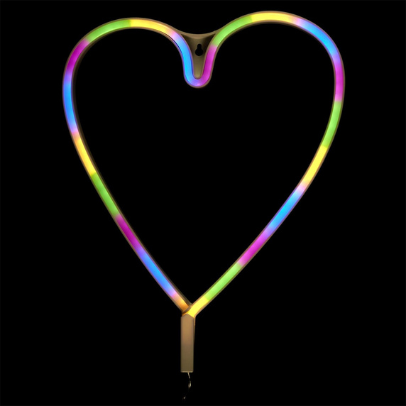 Lampka LED neon Serce