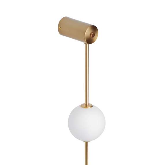 Lampa ścienna BERRY LED złoty biały 103 cm