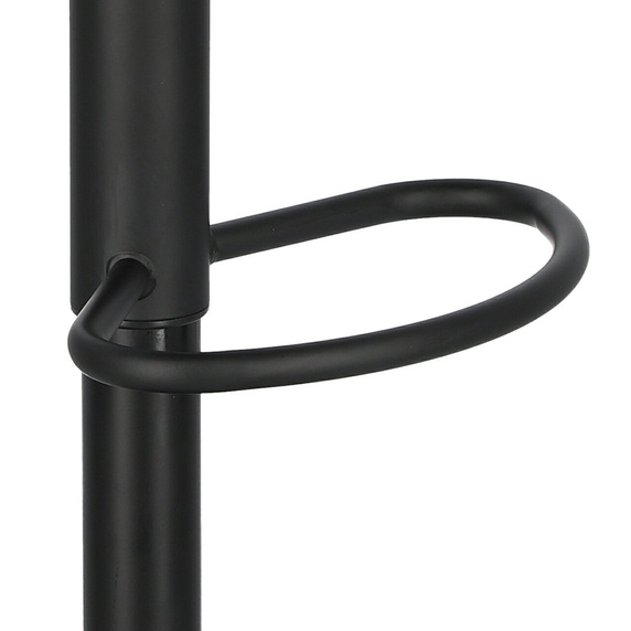 Stołek barowy Bar One Tap Simplet czarny matowy