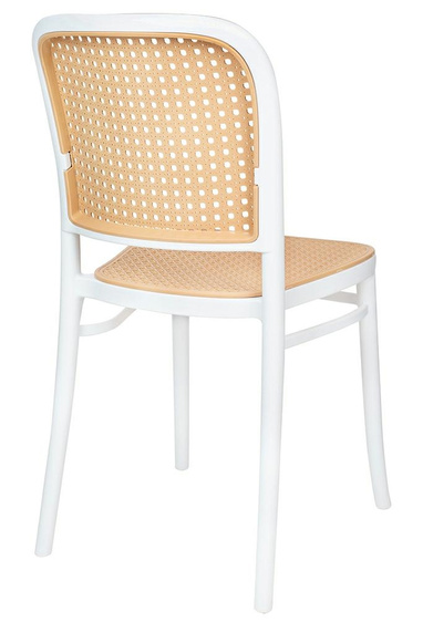 Krzesło WICKY białe - polipropylen