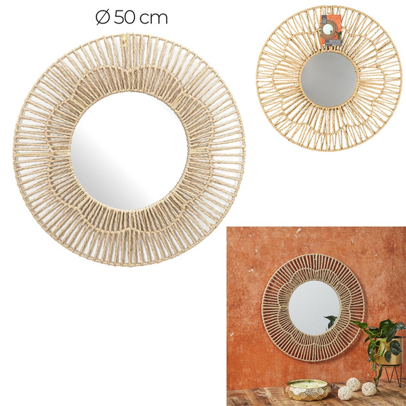Lustro boho Nairobia 50cm