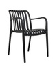 MODESTO krzesło STRIPS ARM czarne