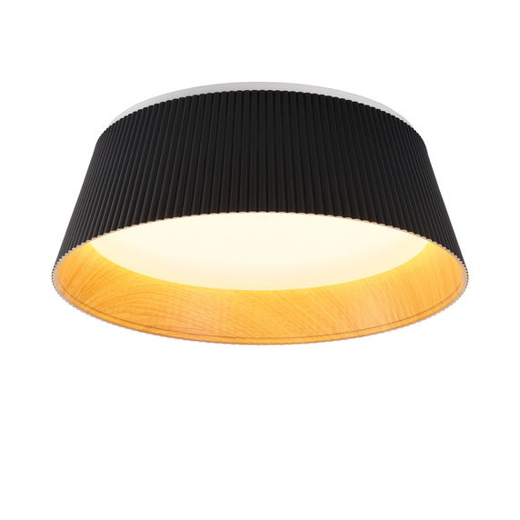 Plafon sufitowy FRILL LED czarny 45 cm