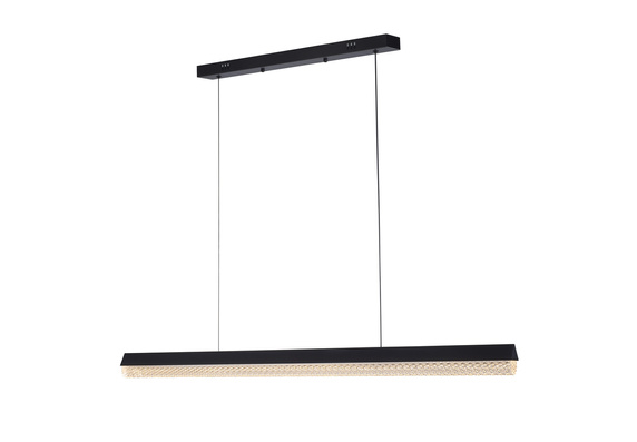 Lampa wisząca LED ANABELLA czarna 120 cm - nowoczesna do salonu, jadalni i biura
