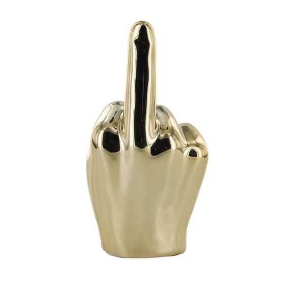 Dekoracja, figurka Dłoń mała 1 palec      złota