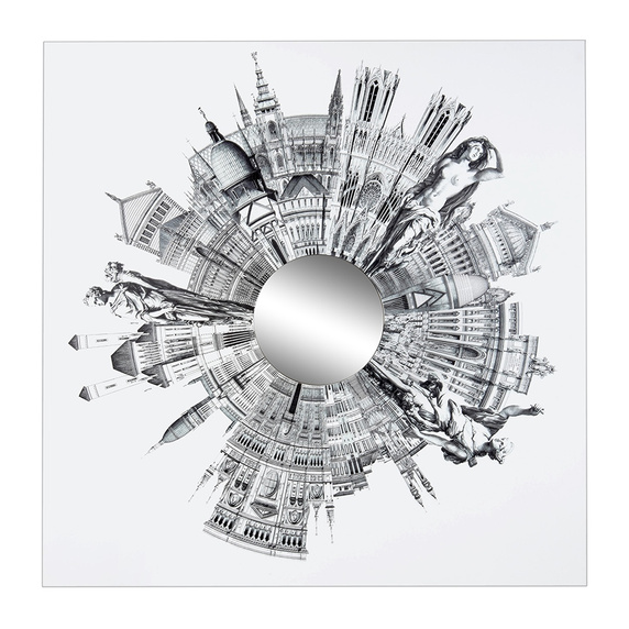 Obraz CRAZY WORLD 180x180 cm