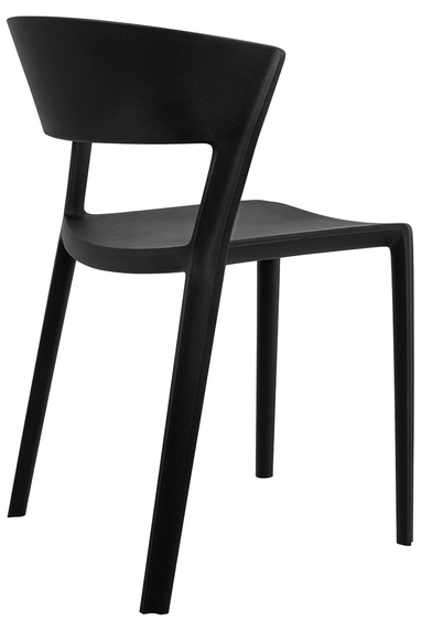 Krzesło JASPER czarne - polipropylen