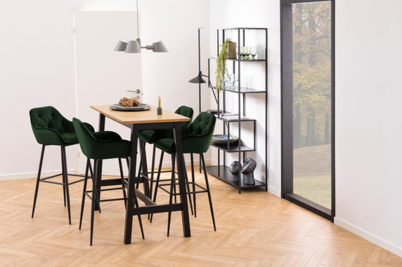 Krzesło barowe Brooke VIC zielone