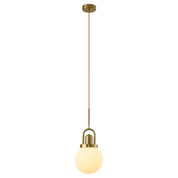 Lampa wisząca PEARL złota 20 cm - klasyczna lampa sufitowa  do salonu