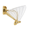 Lampa ścienna BEE LED 18 cm - złoty kinkiet dekoracyjny