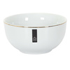 Miska Pearl Gold 500ml biała