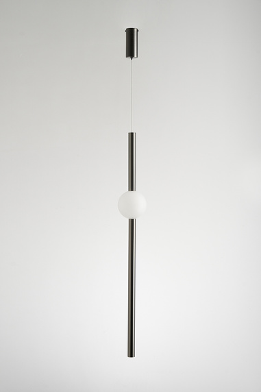 Lampa wisząca O-LINE LED 63 cm czarna