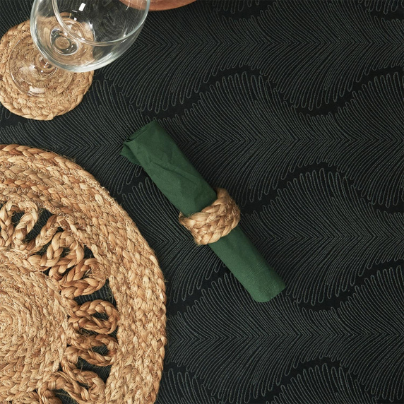 Zestaw 4 obrączek na serwetki jutowe