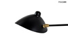 MOOSEE lampa ścienna RAVEN 2 - aluminium, stal węglowa