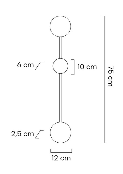 MOOSEE lampa ścienna SHADOW 2 CLOSE czarna