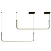 Lampa wisząca MINIMA-2 led czarna 120 cm