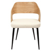 Krzesło Roki beżowe bouncle