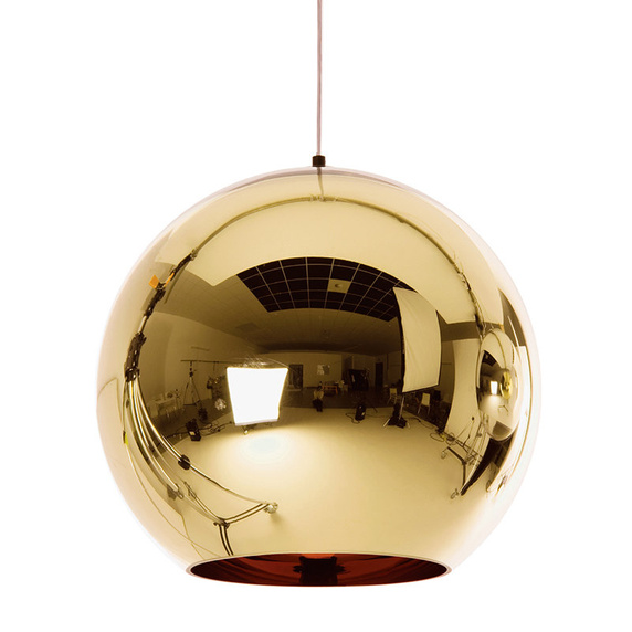 Lampa wisząca MIRROR GLOW - L miedziana 40 cm