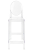 Krzesło barowe VICTORIA 75 cm transparentne