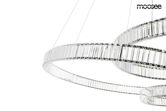 MOOSEE lampa wisząca WAVE 160A chrom