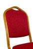 Krzesło bankietowe / konferencyjne HEROS  czerwone / złote