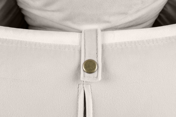 Fotel bujany SWING VELVET beżowy