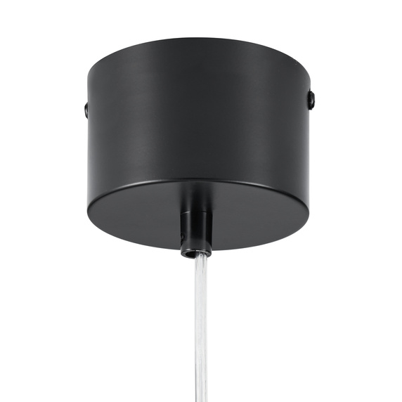 Lampa wisząca PIATTO biało-czarna 50 cm