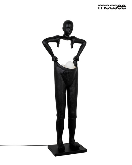 MOOSEE lampa podłogowa HUMAN HOUDINI czarna