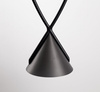 Lampa wisząca MIA LED czarna 15,5 cm