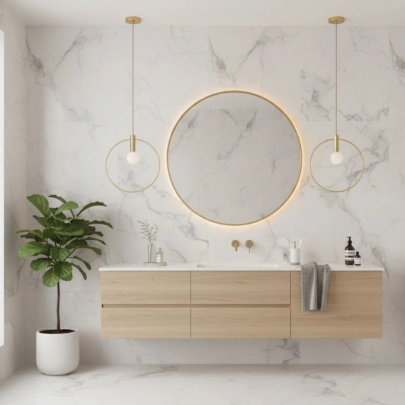 Lampa wisząca Bella złota 40 cm