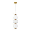 Lampa wisząca BRILLA-3 LED złota 23 cm