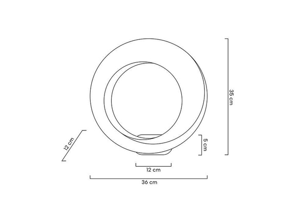 MOOSEE lampa ścienna WAVE złota