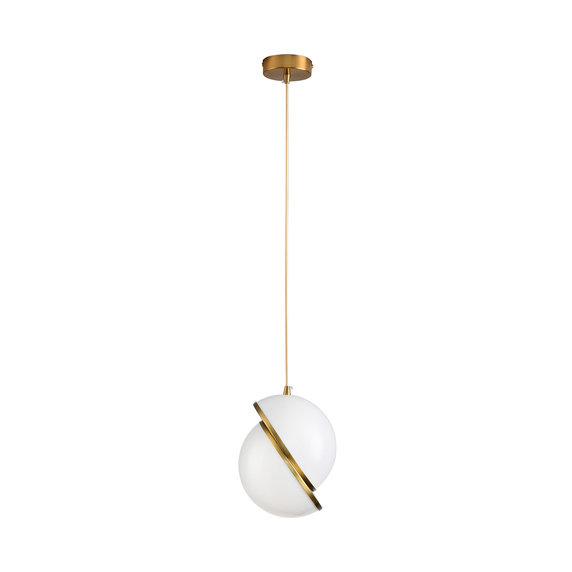 Lampa wisząca ORBITA biało-złota 25 cm - nowoczesny design