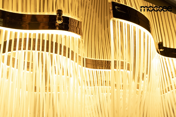 MOOSEE lampa sufitowa / plafon FIREFLY 180 złota