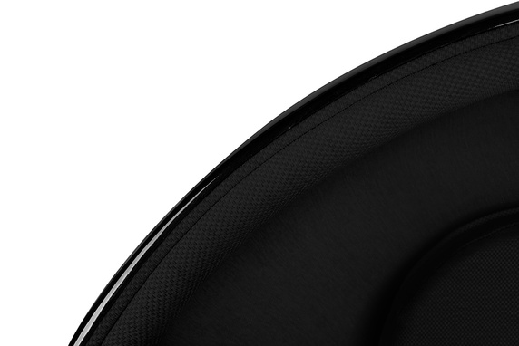 Fotel BALL BLACK czarny - włókno          szklane, metal