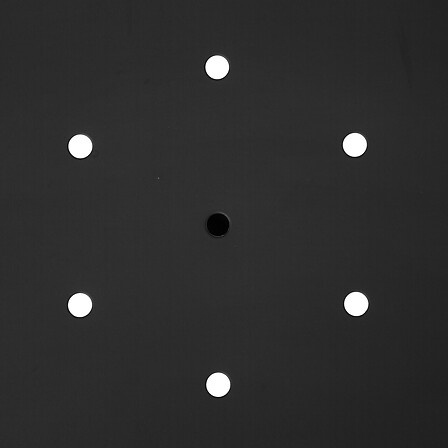 Krzesło Paris Edge metalowe czarne