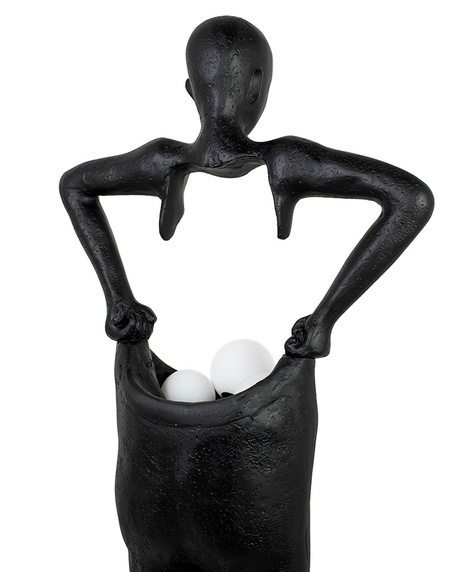 MOOSEE lampa podłogowa HUMAN HOUDINI czarna