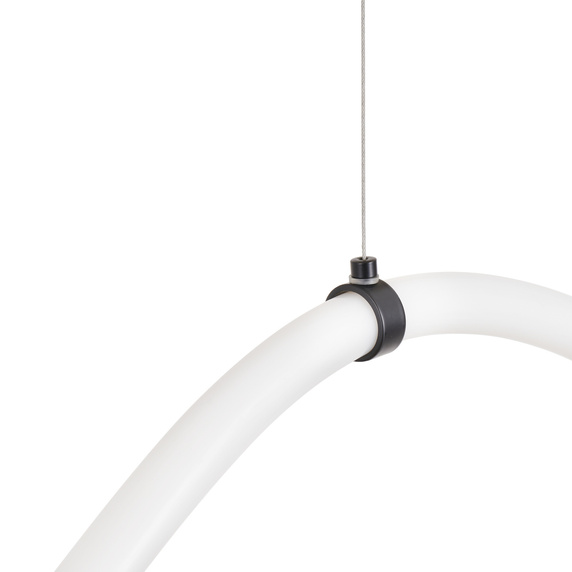 Lampa wisząca SNAKE LED wąż ledowy czarna 500 cm