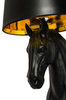 Lampa podłogowa KOŃ HORSE STAND S czarna - włókno szklane