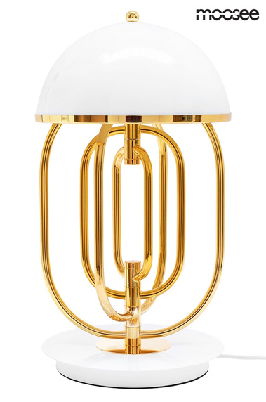 MOOSEE lampa stołowa BOTTEGA złota / biała