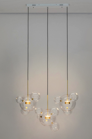 MOOSEE lampa wisząca CAPRI LINE 3 złota