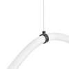 Lampa wisząca SNAKE LED wąż ledowy czarna 400 cm