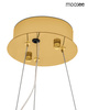 MOOSEE lampa wisząca FLORENS 120 złota