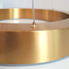 Lampa wisząca CIRCLE 60 LED mosiądz szczotkowany 60 cm