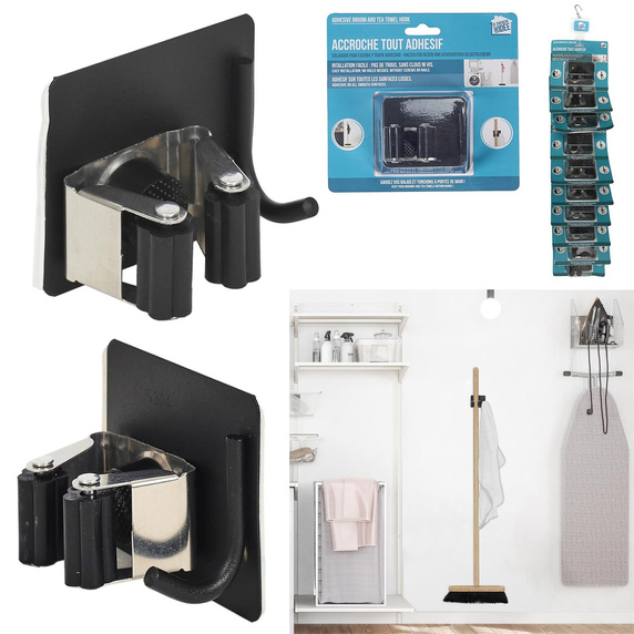 Uchwyt ścienny na szczotkę do zamiatania  /mop